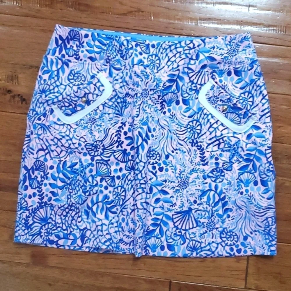 Lilly Pulitzer High Tides Good Vibes Monica Luxletic athletic skort